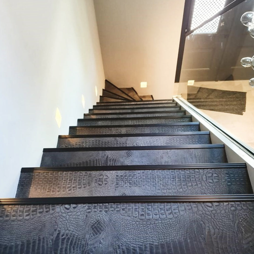 Lederen trapbekleding